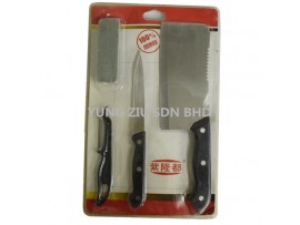 4PCS KNIFE WITH SCISSOR SET()